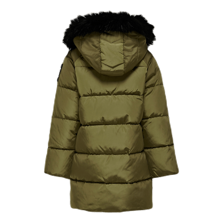 Monica Long Puffer Coat Beige