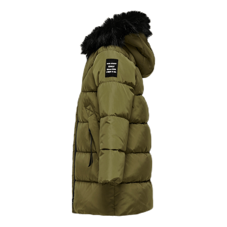 Monica Long Puffer Coat Beige