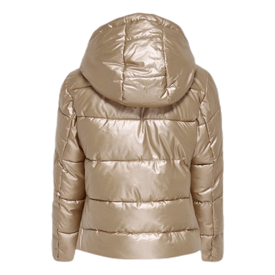 Savannah Metallic Puffer Brown