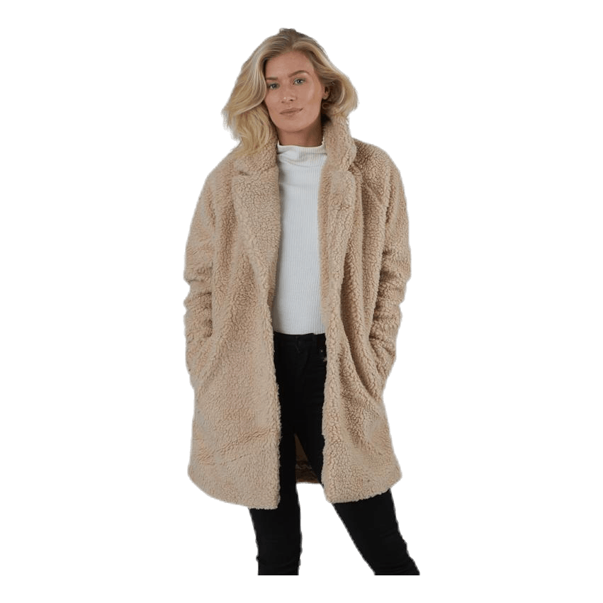 Aurelia Sherpa Coat Otw Beige