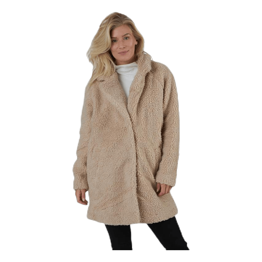 Aurelia Sherpa Coat Otw Beige