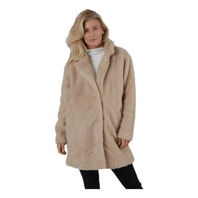 Aurelia Sherpa Coat Otw Beige
