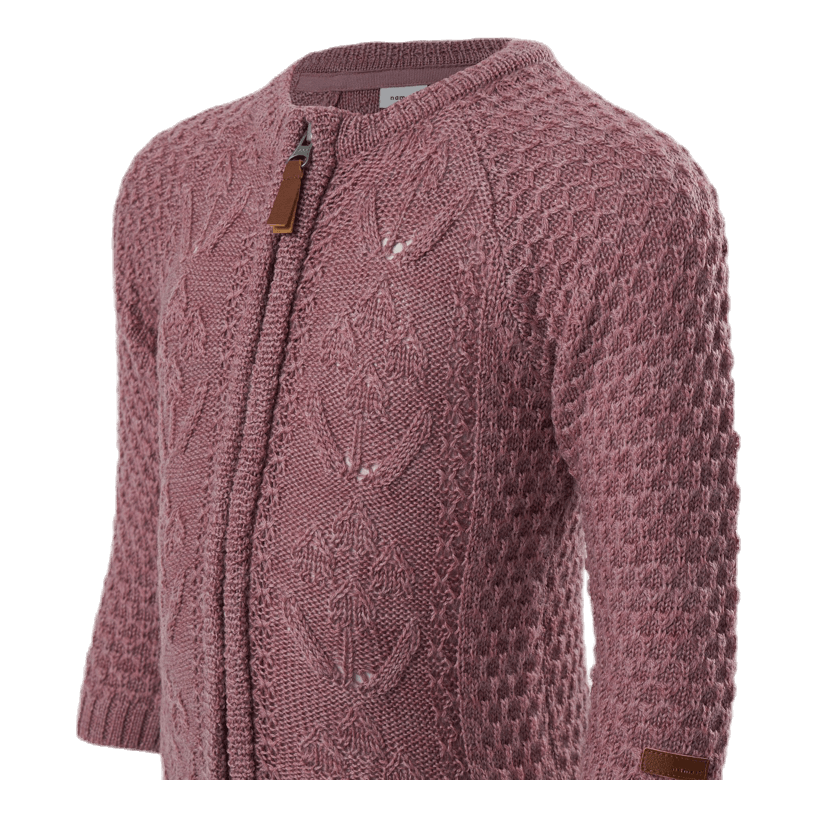 Wrilla Wool Ls Knit Suit Red