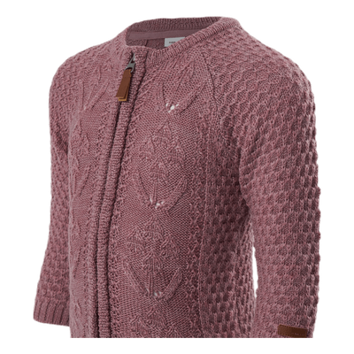 Wrilla Wool Ls Knit Suit Red