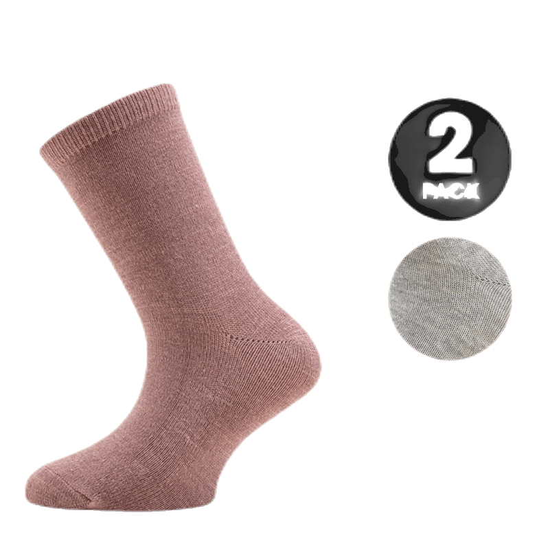 Wakta Wool/Vis 2P Sock Red