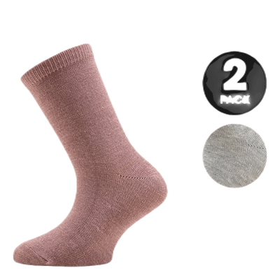 Wakta Wool/Vis 2P Sock Red