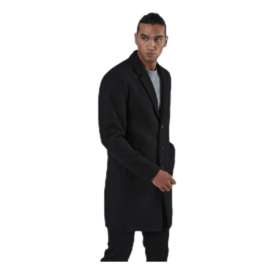 Moulder Wool Coat Black