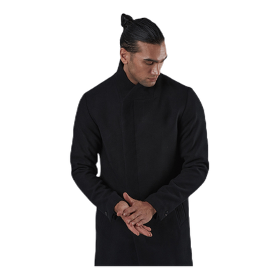 Collum Wool Coat Black