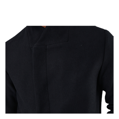 Collum Wool Coat Blue