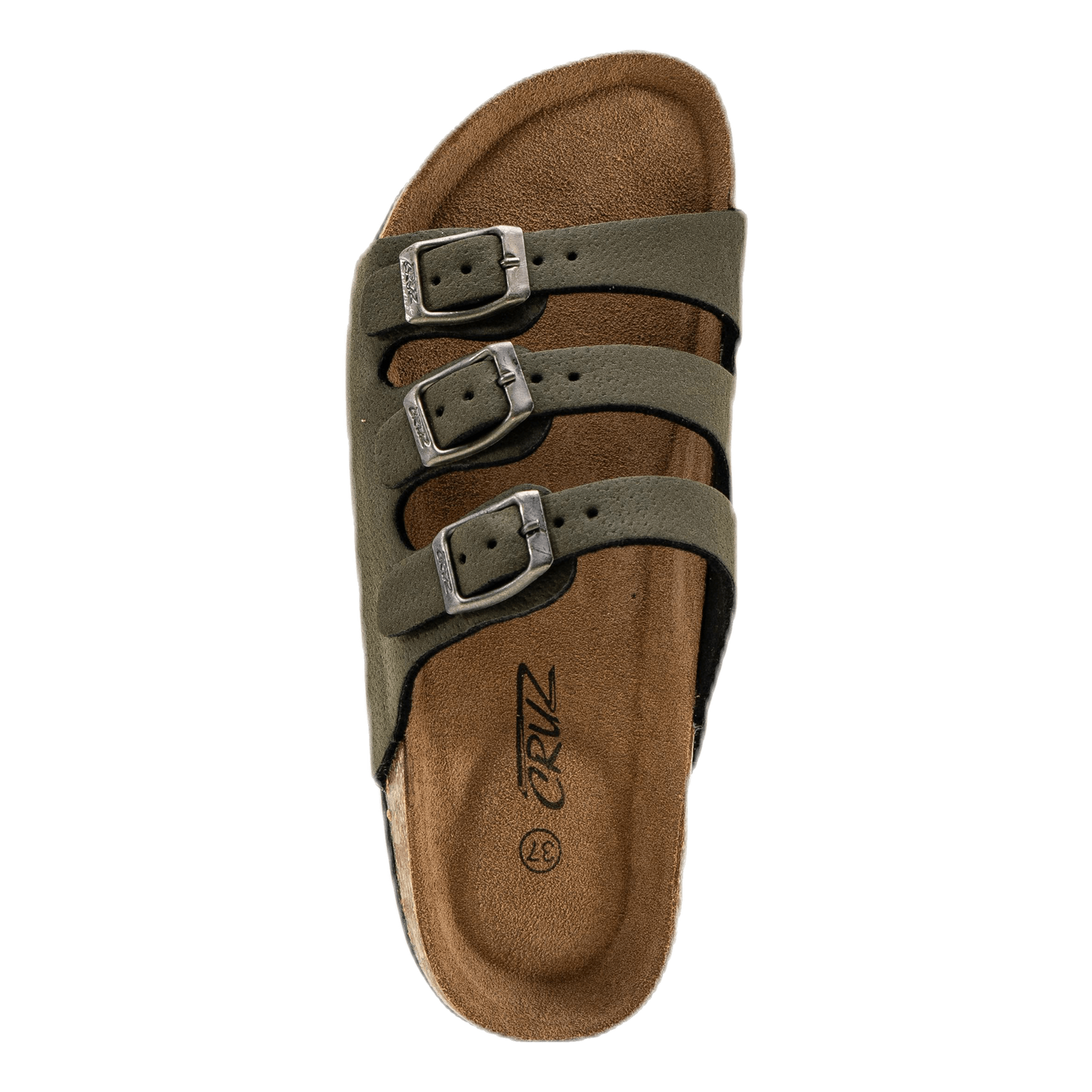 Santa Cork Sandals Green