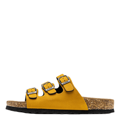 Santa Cork Sandals Gold