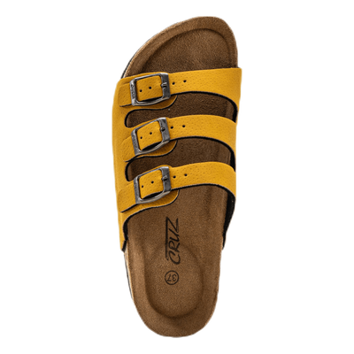 Santa Cork Sandals Gold