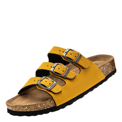 Santa Cork Sandals Gold