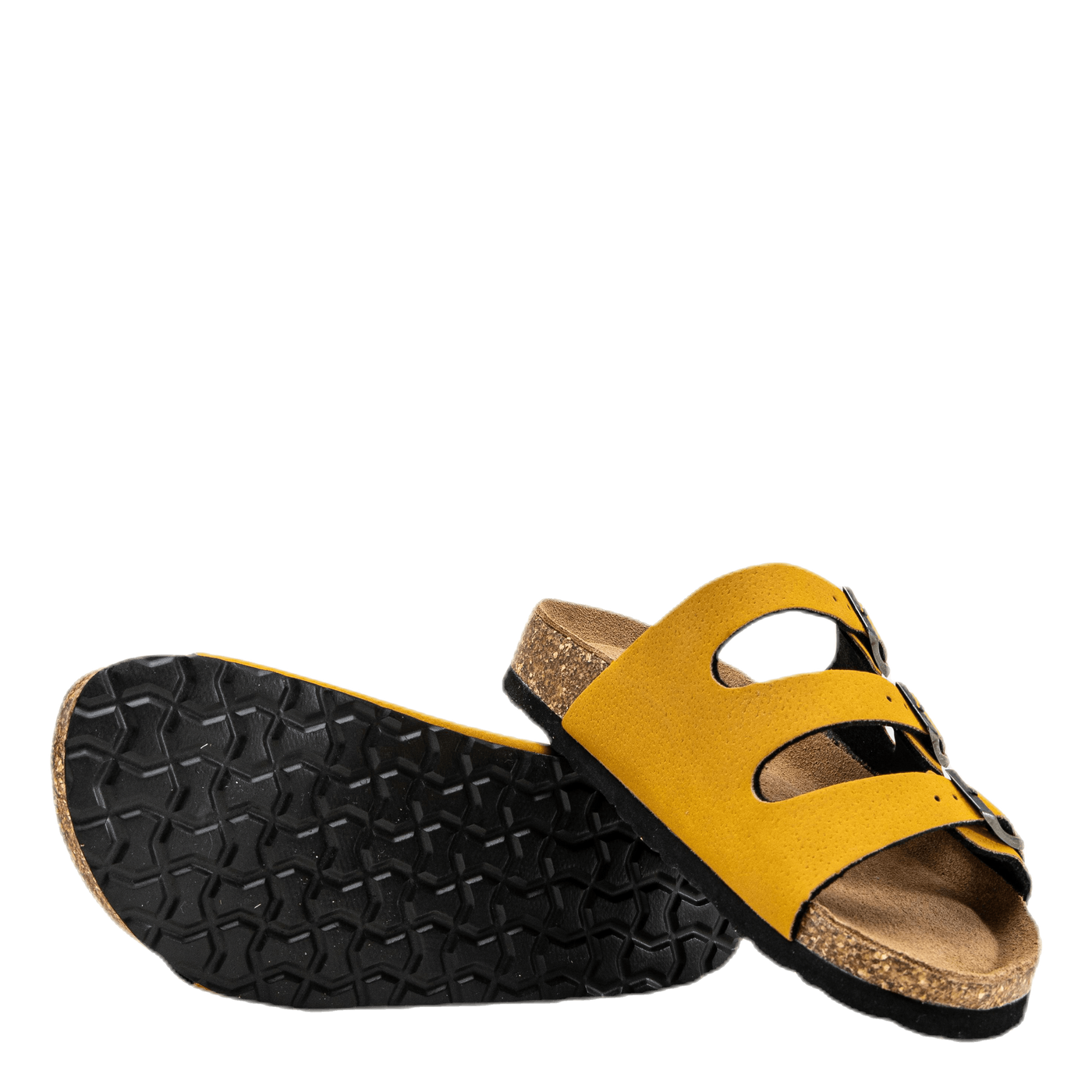 Santa Cork Sandals Gold