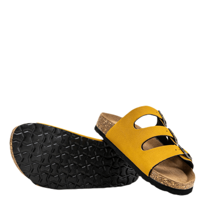 Santa Cork Sandals Gold