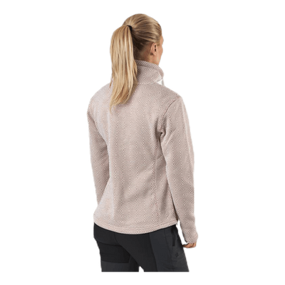Freida Melange Fleece Jacket Beige