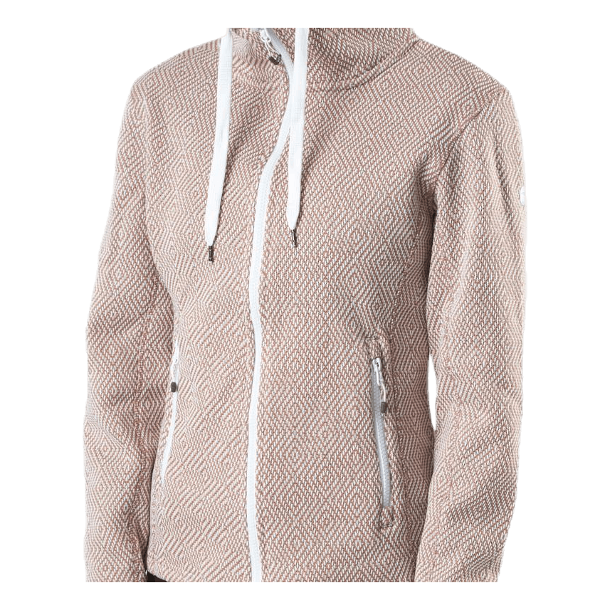 Freida Melange Fleece Jacket Beige