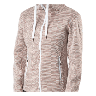 Freida Melange Fleece Jacket Beige