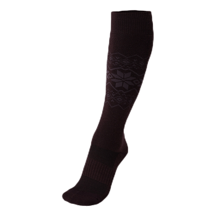Ossar Wool Jacquard Sock Purple