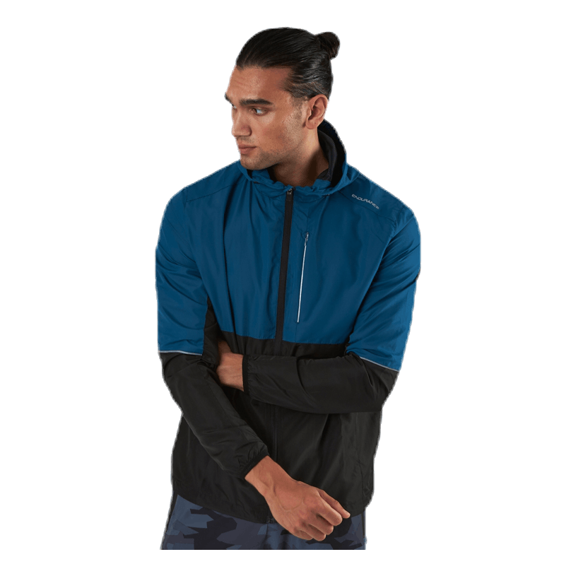 Thorow Running Jacket With Hood Blue