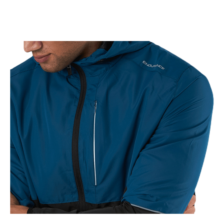 Thorow Running Jacket With Hood Blue