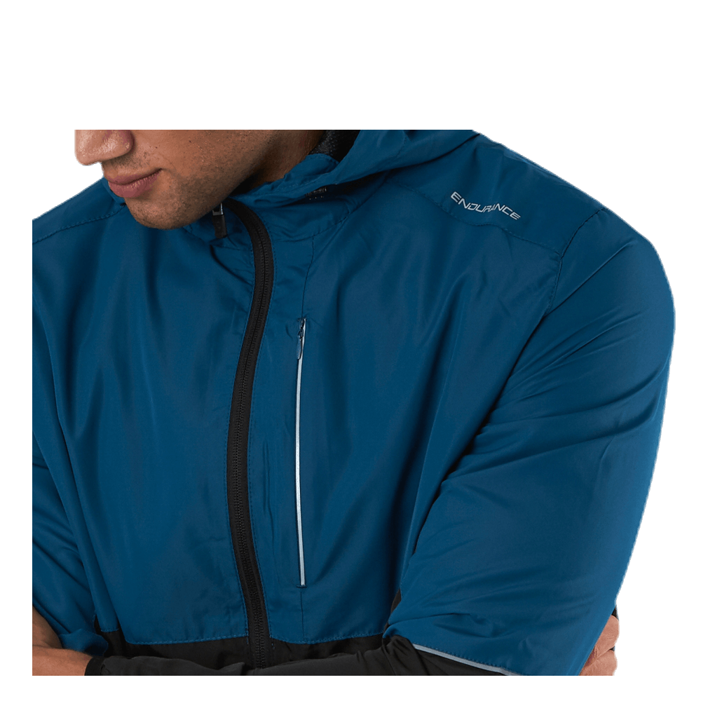 Thorow Running Jacket With Hood Blue