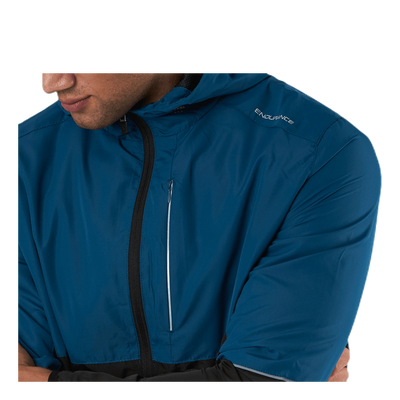 Thorow Running Jacket With Hood Blue