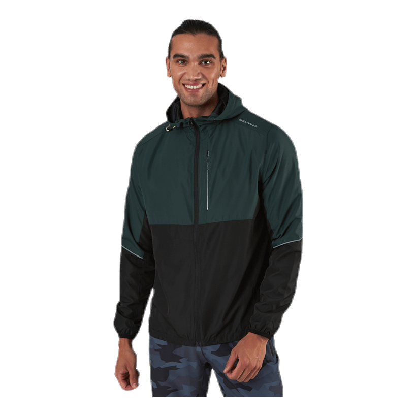 Thorow Running Jacket With Hood Green