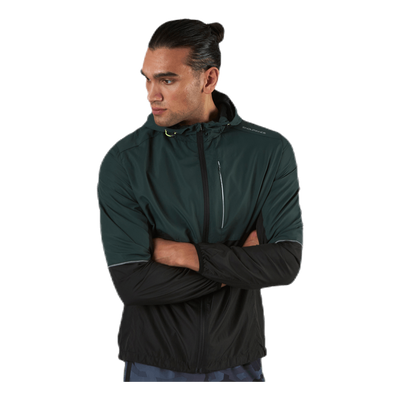 Thorow Running Jacket With Hood Green