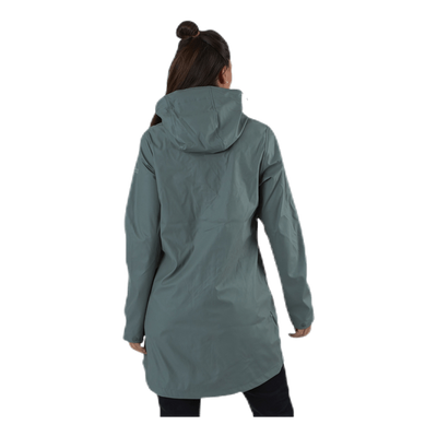 Petra Rain jacket Agave Green