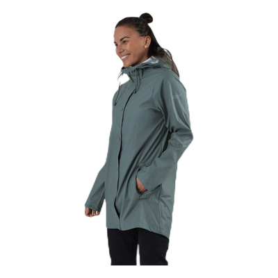 Petra Rain jacket Agave Green