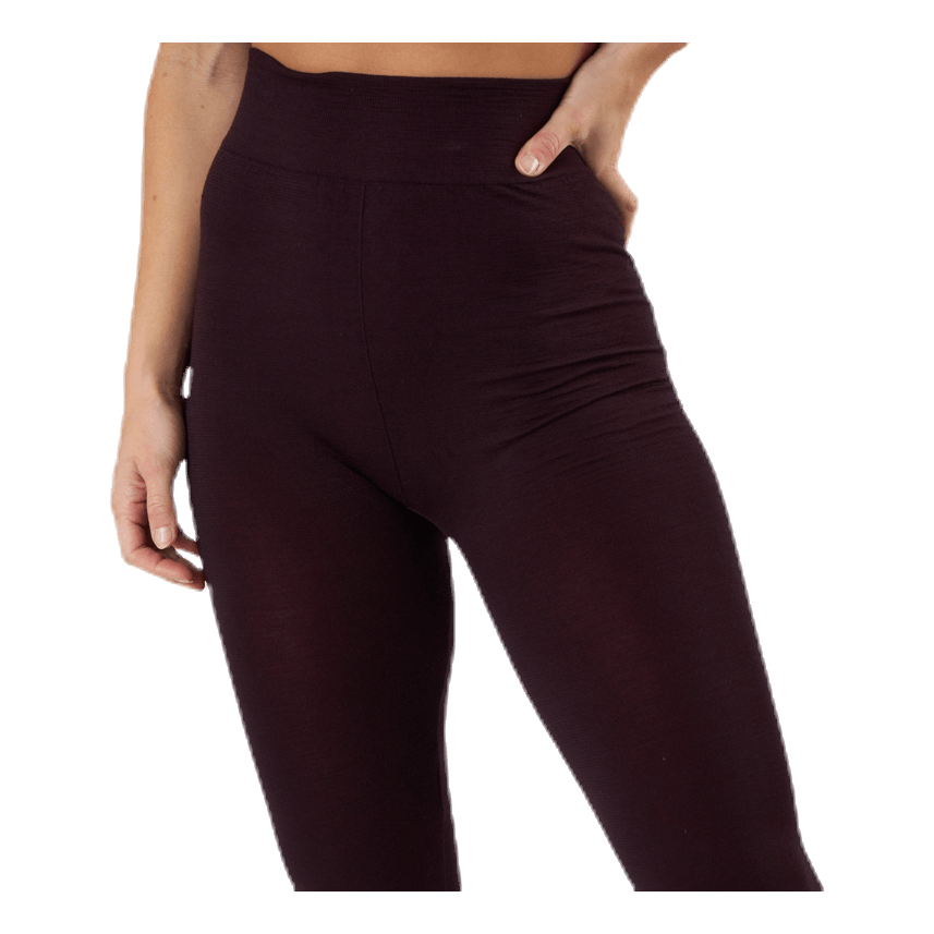 Yalia Seamless Wool Baselayer Tights Purple