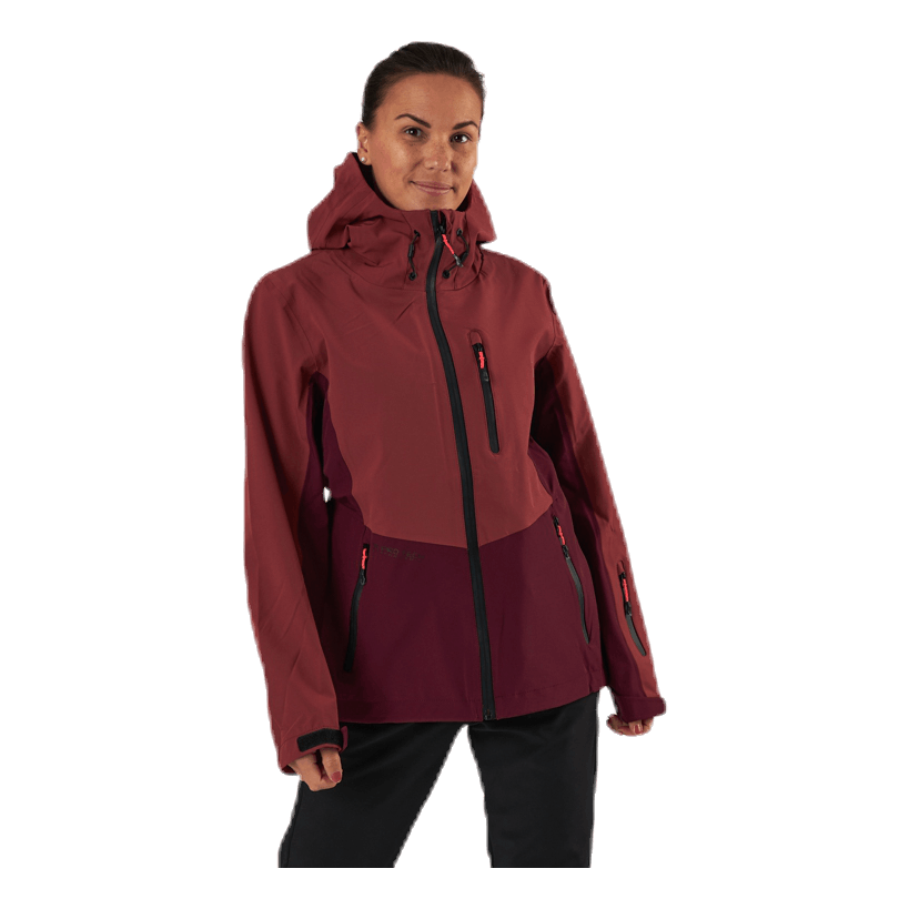 Vilma Hardshell Ski Jacket W-PRO 15000 Purple