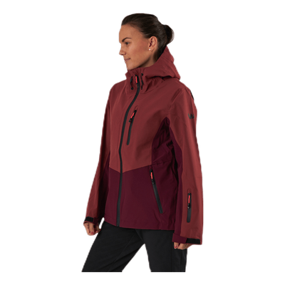 Vilma Hardshell Ski Jacket W-PRO 15000 Purple