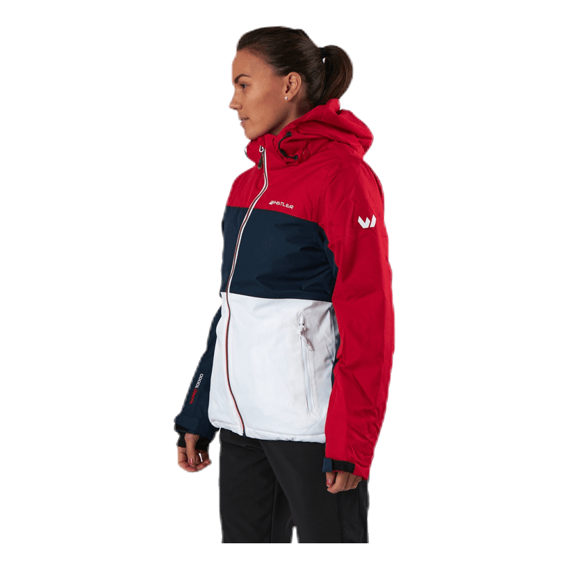Kamille Ski Jacket W-PRO 10000 Blue/White/Red