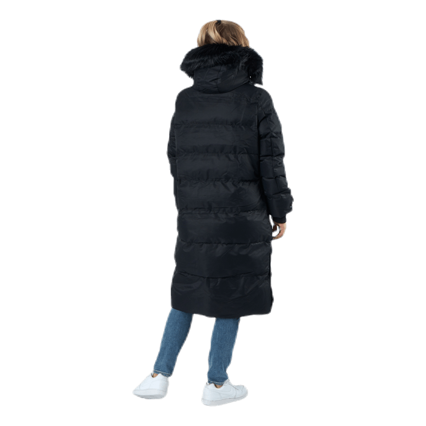 Frida Long Puffer Jacket Black