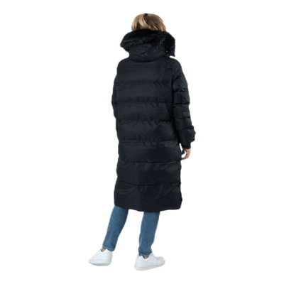 Frida Long Puffer Jacket Black