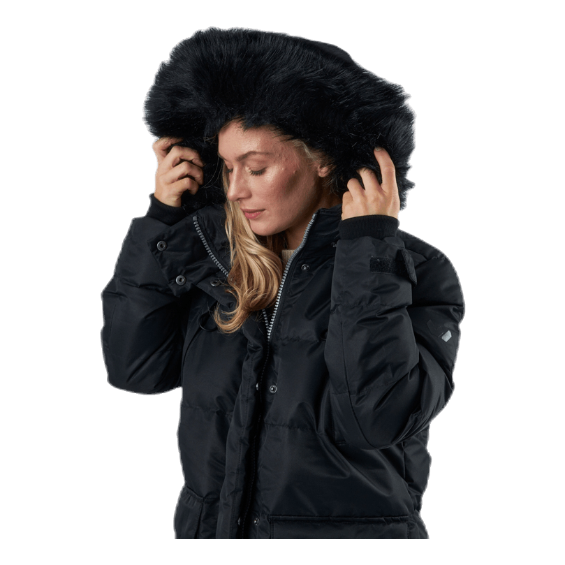 Frida Long Puffer Jacket Black