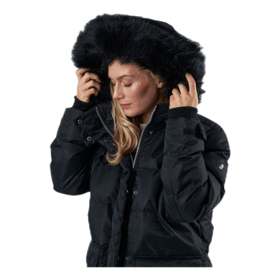 Frida Long Puffer Jacket Black