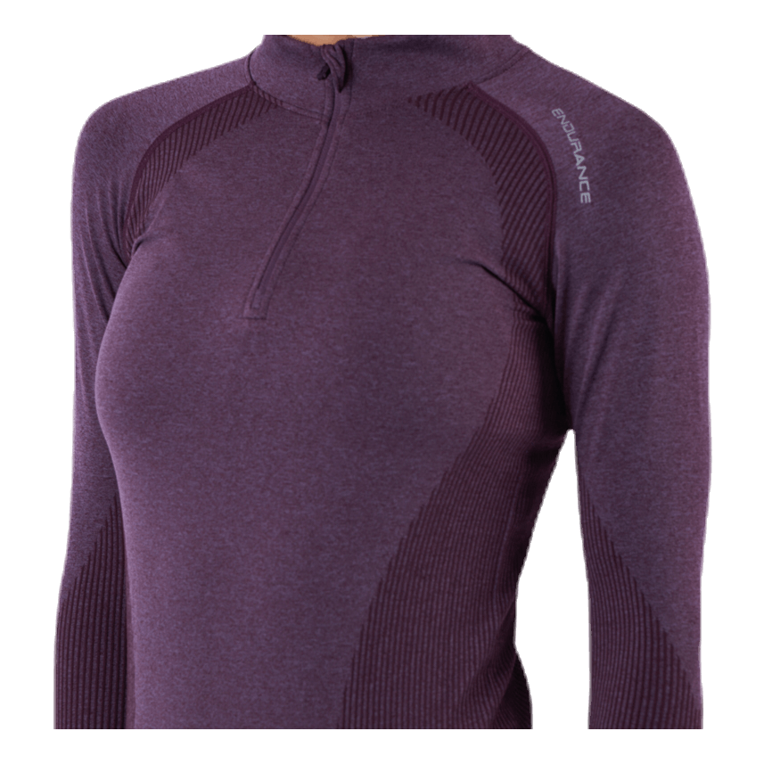 Halen Seamless Midlayer Purple