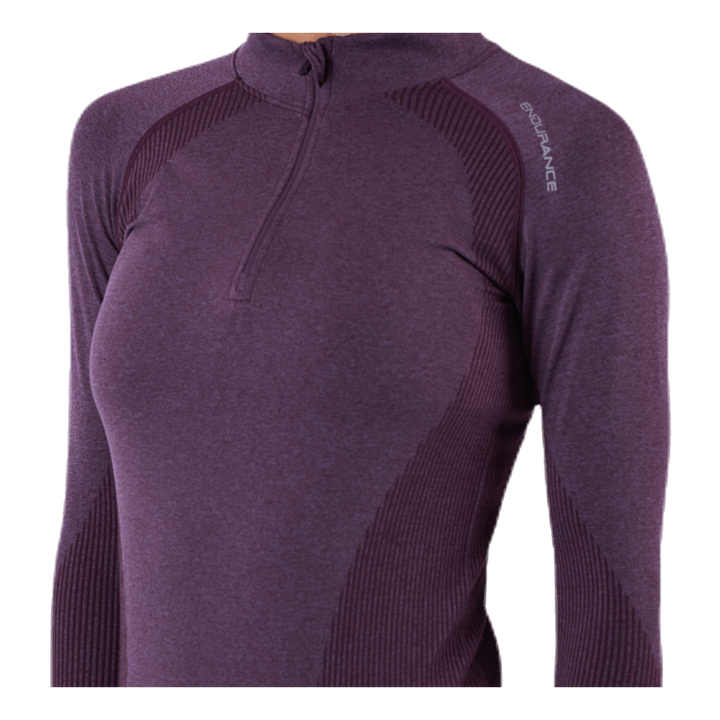Halen Seamless Midlayer Purple