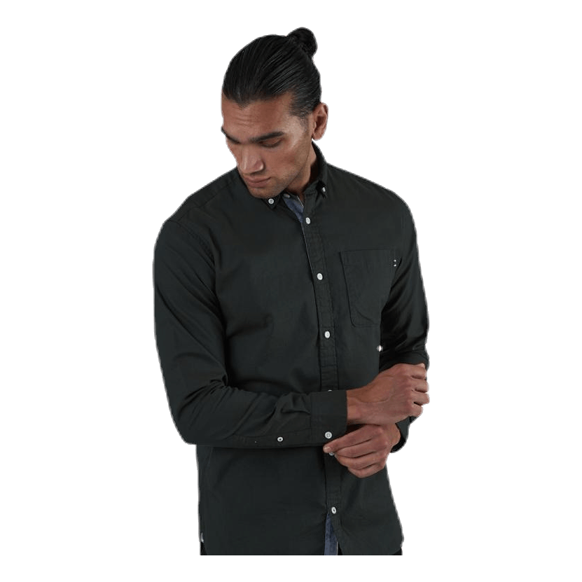 Classic Soft Oxford Shirt L/S Black