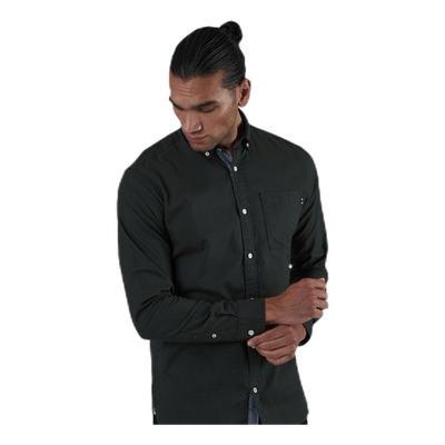 Classic Soft Oxford Shirt L/S Black