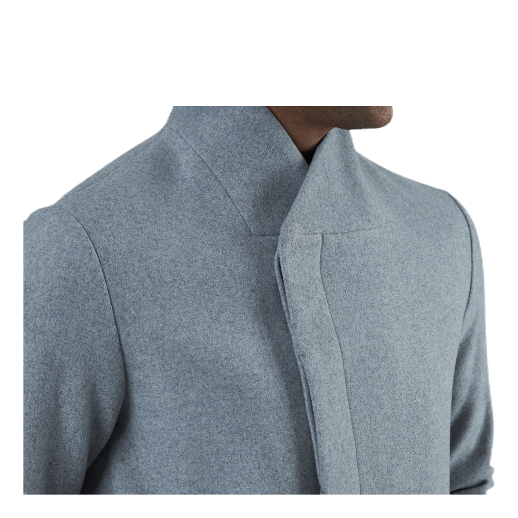 Collum Wool Coat Grey