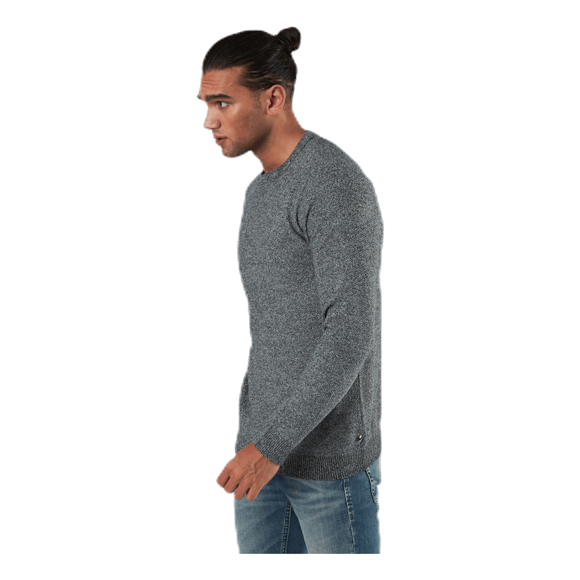 Aaron Knit Crew Neck Black