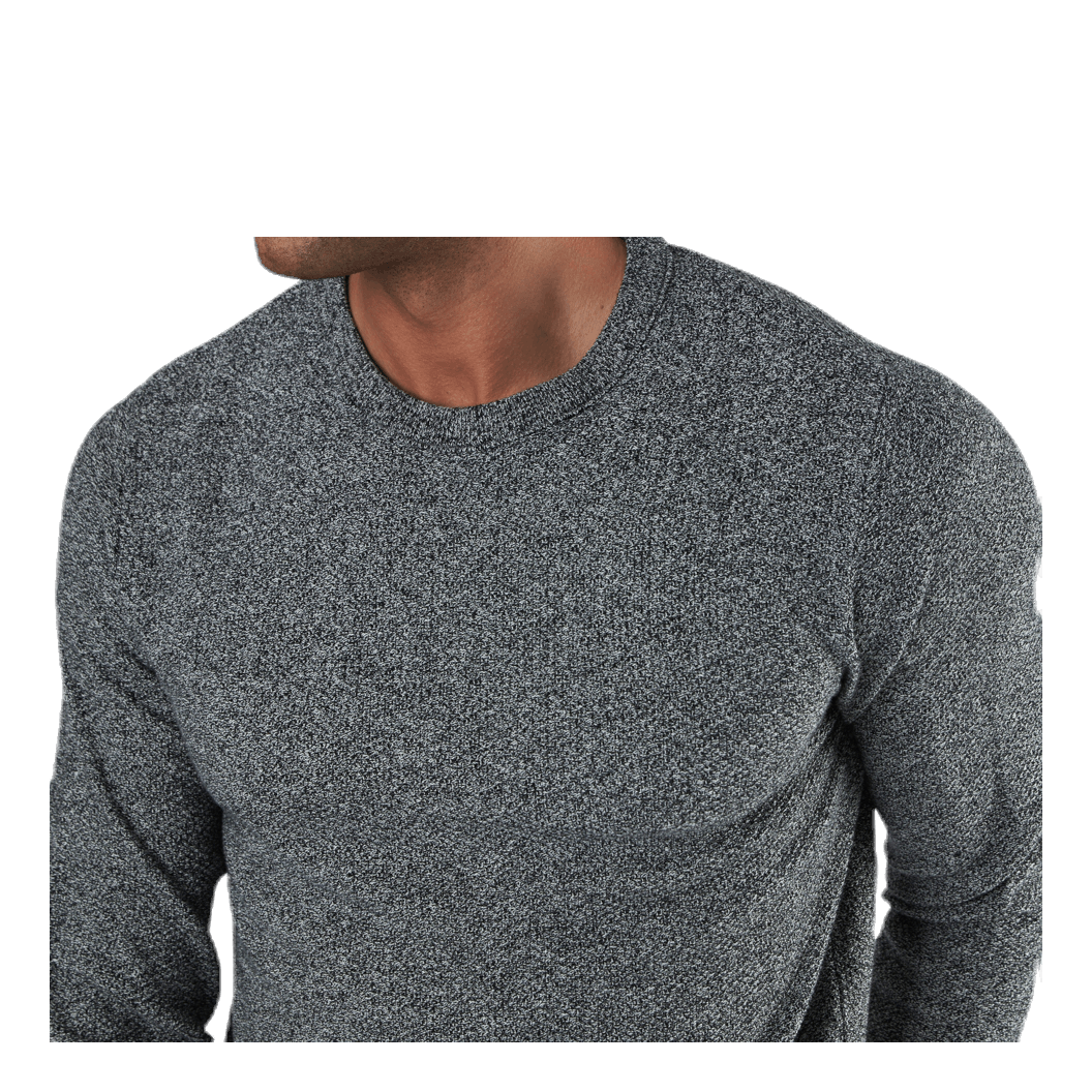Aaron Knit Crew Neck Black