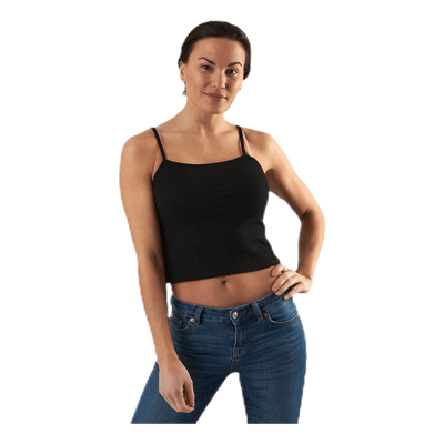 Larra Cropped Singlet Jrs Black
