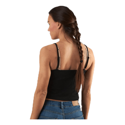 Larra Cropped Singlet Jrs Black