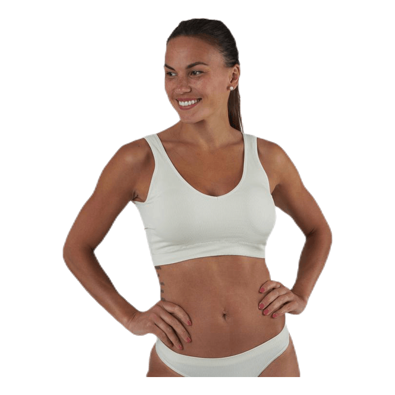 Symmi Rib Bra Top 2-Pack White