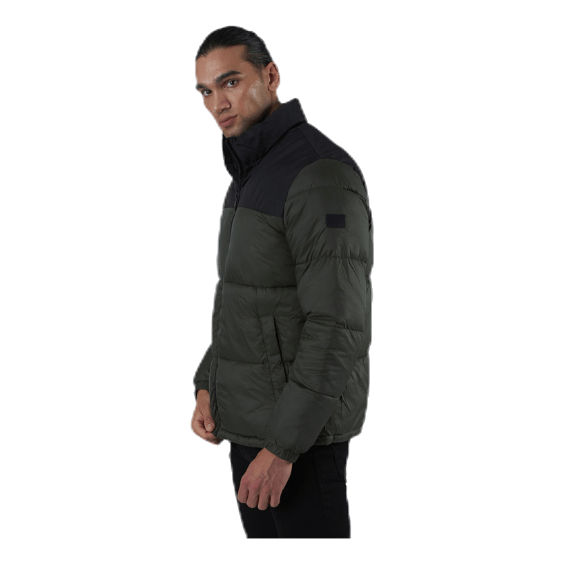 Drew Puffer Collar Green